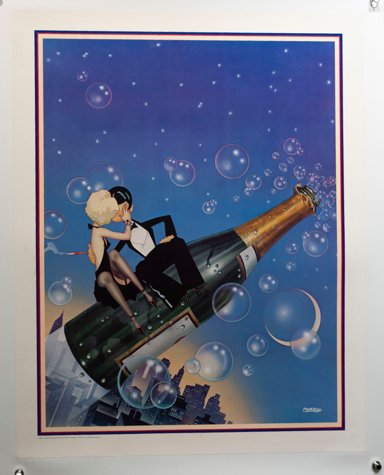 Champagne bubbles