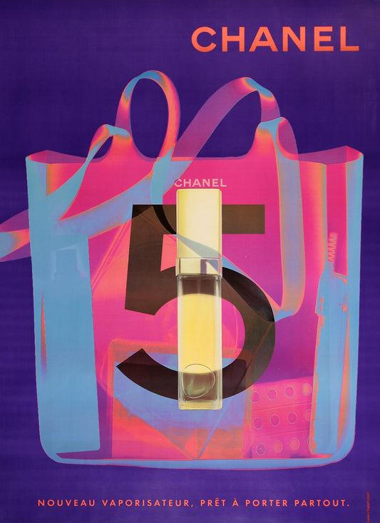 Chanel No 5 bag Purple (2)