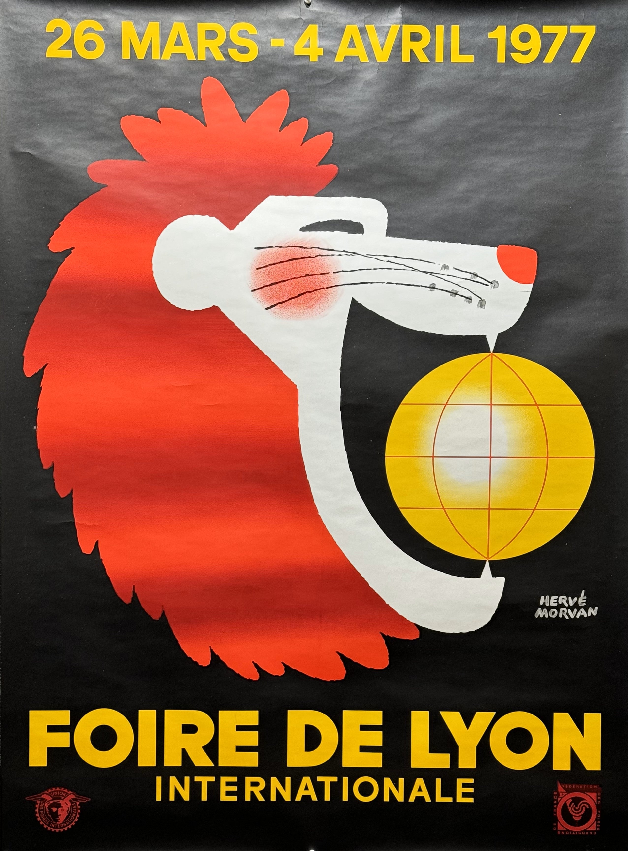 Page Poster équipe OL Lyon 1977 - Banga - Vintage Foot