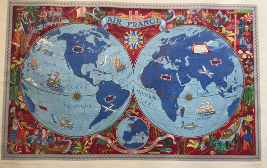 Air France Planisphère