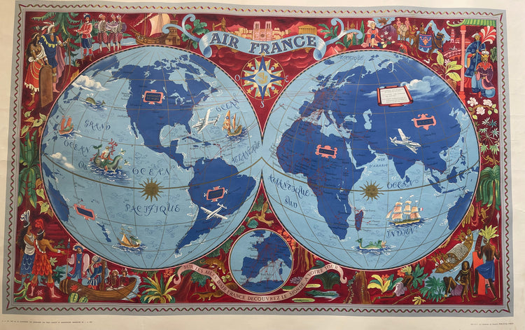 Air France Planisphère