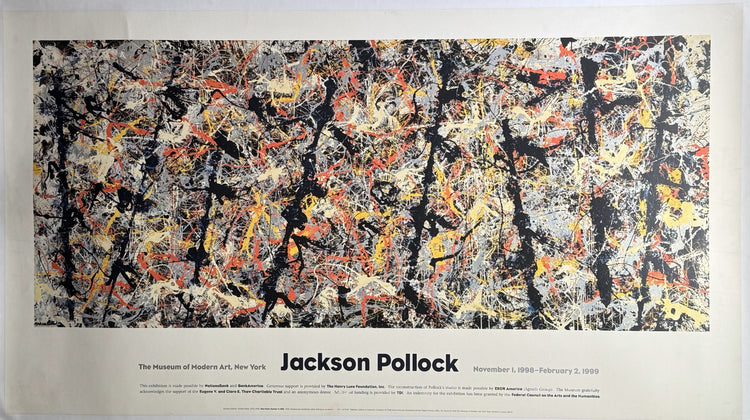 Jackson Pollock MOMA Blue Poles