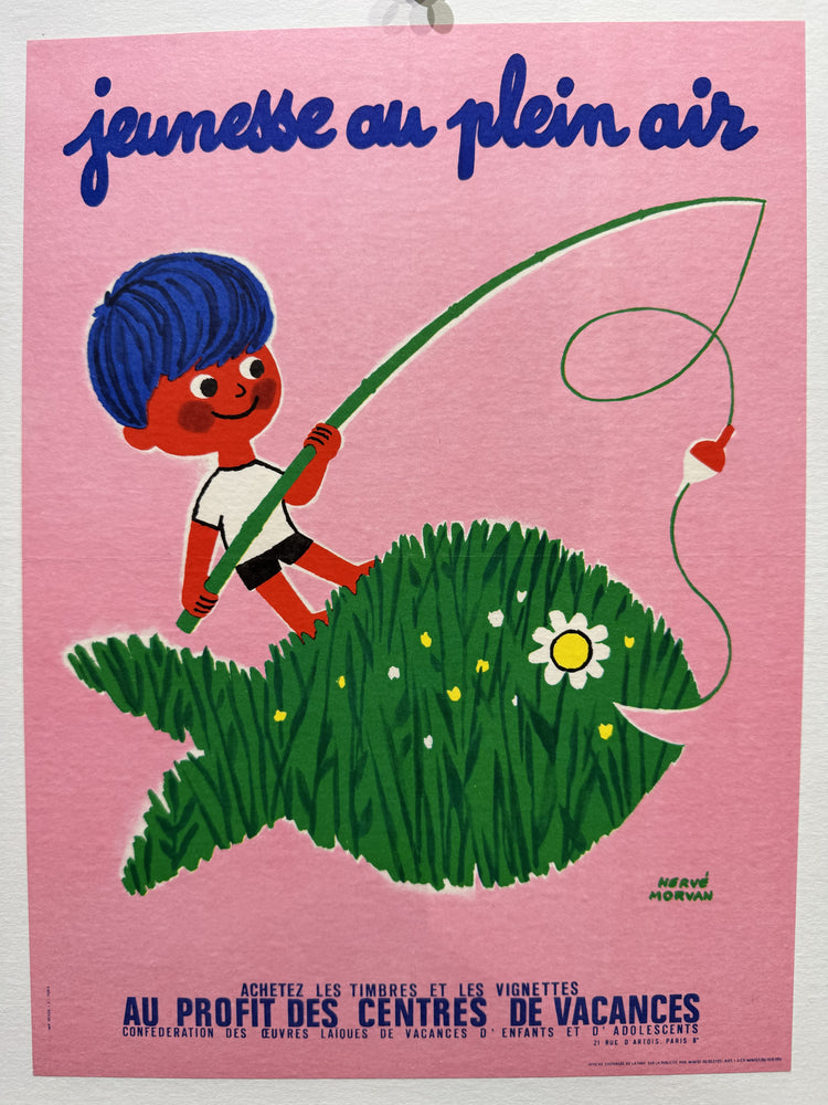 Jeunesse au plein air (boy fishing)