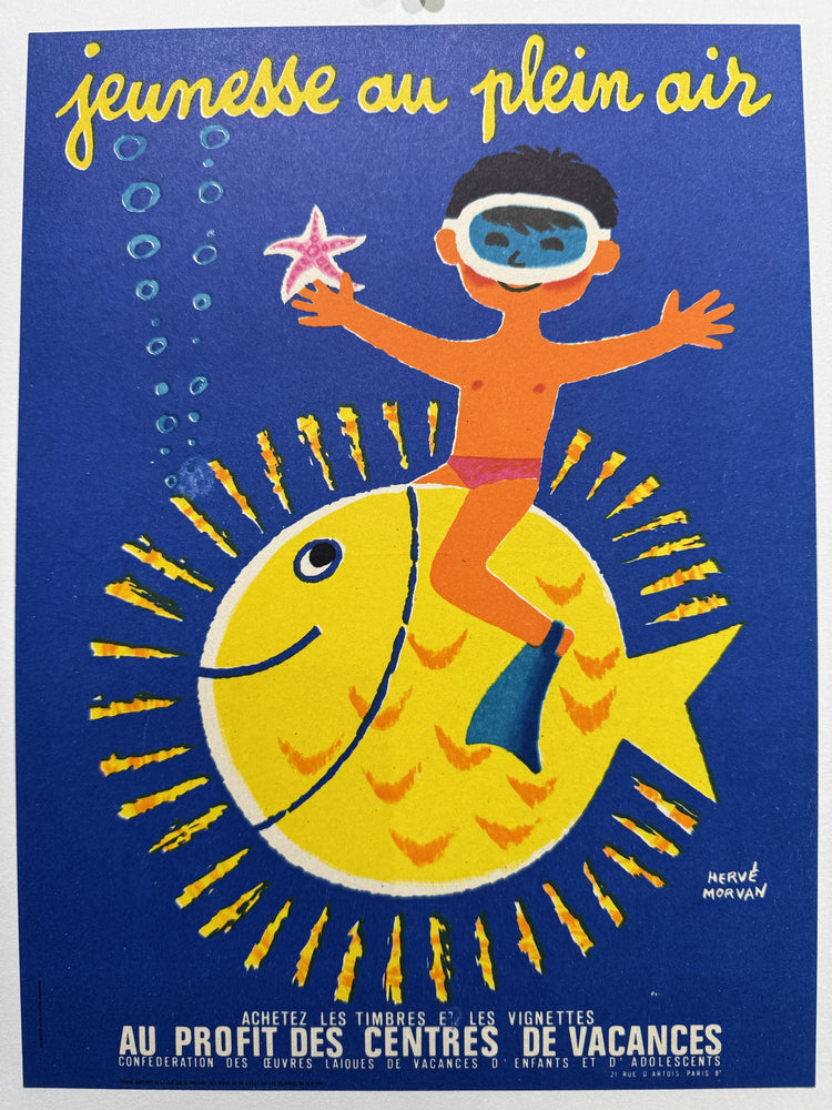 Jeunesse au plein air (boy n fish)