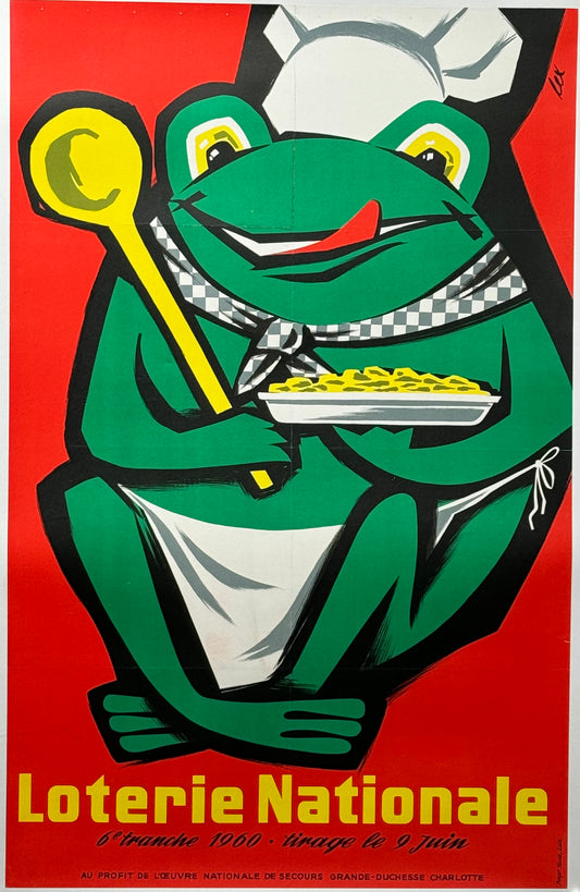 Loterie Nationale frog chef