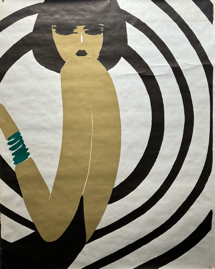 Villemot Spirale B & W Green bracelet