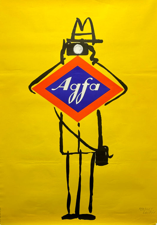 Agfa (Man with yellow background)