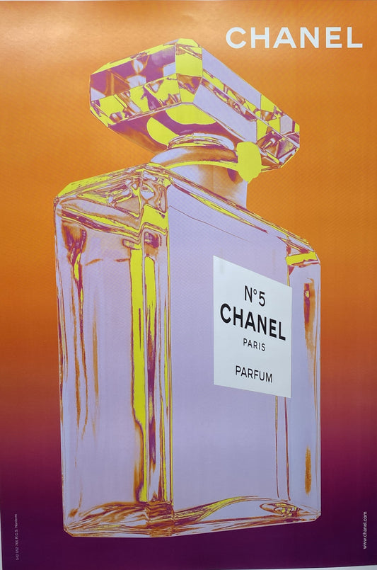 Chanel No 5 Orange purple (side view)