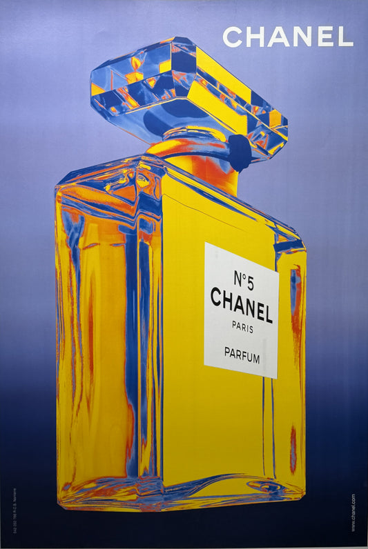 Chanel No 5 Blue yellow (side view)