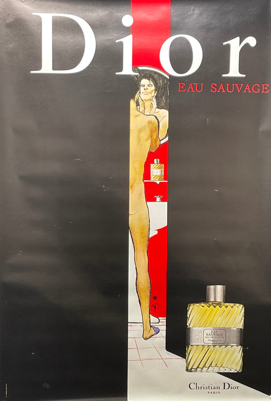 Dior man in the mirror